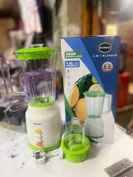 2 in 1 blender primadell,for Shakes and Smoothies & Food Processor Combo, With 40oz Glass Jar& 3 Cup Electric Food Chopper Attachment, 700 Watts-Green
