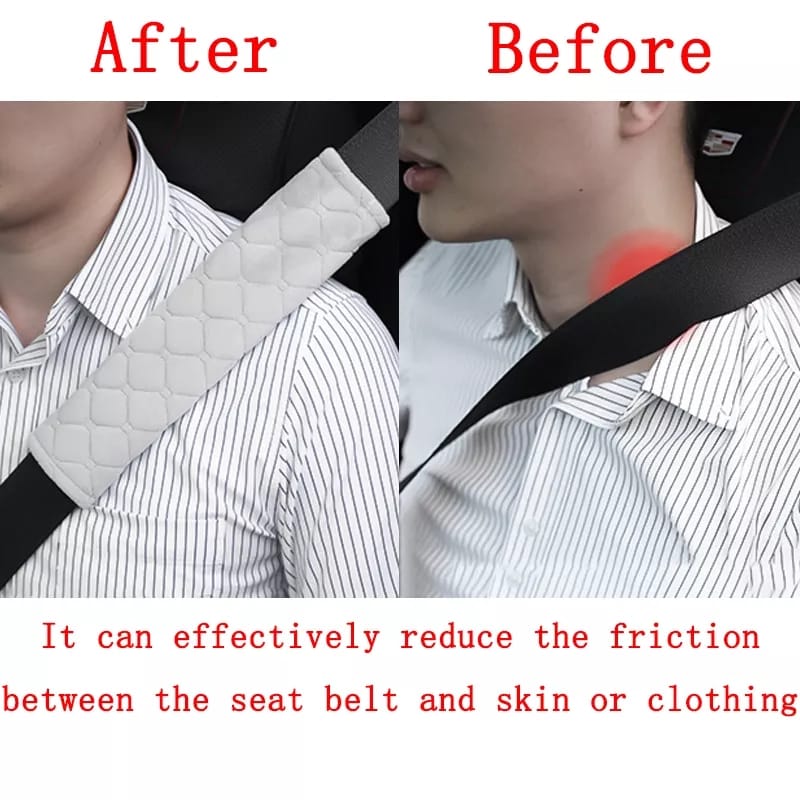 Car safety belt neck safety protector,Seat Belt Pads for Car Seatbelt Protector Soft Comfort Safe Belt Shoulder Strap Covers Harness Pads Helps Protect Your Neck and Shoulder