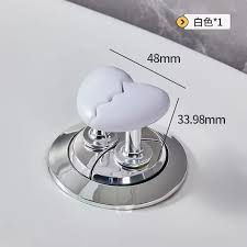 2Pcs Heart Shape Toilet Presser Love Toilet Press Button Bathroom Water Tank Buttons Push Switch Bathing Room Decor Nail Protector