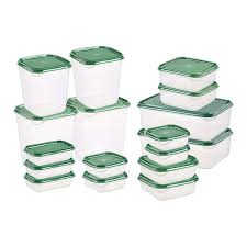 17pcs Food Container Set Sealed With Lids Plastic Food Storage Box Transparent Kitchen Refrigerator Keep Fresh Organizer Box
