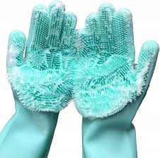Premium Silicone Washing Gloves – Heat-Resistant, Multi-Purpose Scrubbing Gloves for Kitchen, Dishwashing, Car Cleaning, Pet Grooming & More – Durable, Flexible & Eco-Friendly Design
