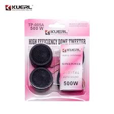 2pcs Mini-Tweeters Piezoelectric Car 500W Mini Dome Tweeter High Efficiency Modified Horn Audio Head Speaker For All Car Audio System