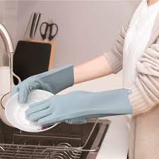 Premium Silicone Washing Gloves – Heat-Resistant, Multi-Purpose Scrubbing Gloves for Kitchen, Dishwashing, Car Cleaning, Pet Grooming & More – Durable, Flexible & Eco-Friendly Design