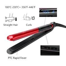 CRONIER PROFESSIONAL 2-IN-1 CERAMIC FLAT IRON HAIR STRAIGHTENER OFFERS SIMPLE OPERATION, SUITABLE FOR SALON AND HOUSEHOLD USE, WITH A HEATING AREA OF 90*30MM