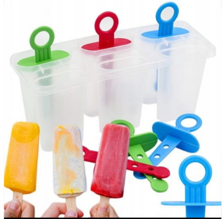 Popsicle Molds, Non-BPA  Ice Pop Maker, with 6 Sticks Reusable easier to pull out and clean