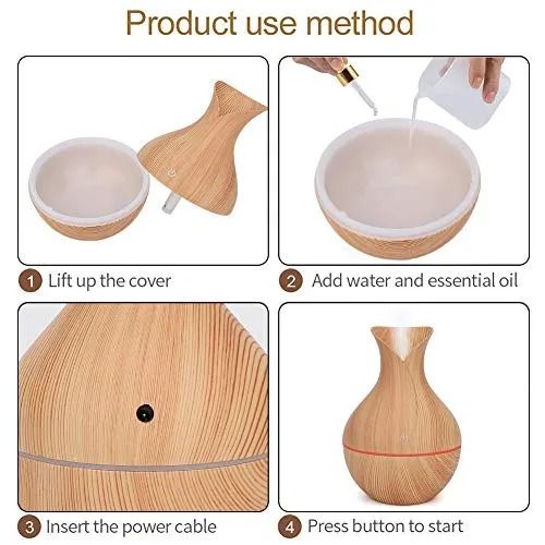 USB Aromatherapy Ultrasonic Humidifier and Scent Diffuser + 12pcs Different Scented Essential Oils. Keep the air moist and your home smelling lovely all at once!USB Aromatherapy Ultrasonic Humidifier
