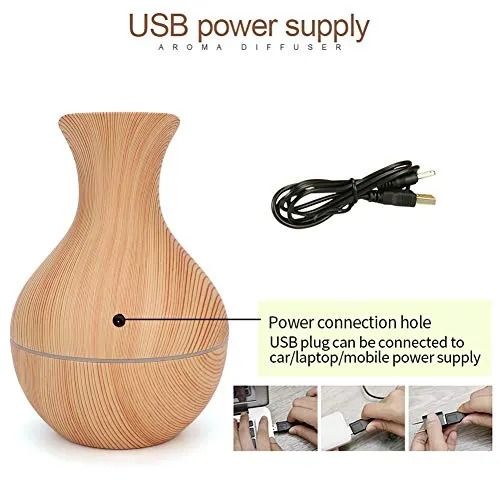 USB Aromatherapy Ultrasonic Humidifier and Scent Diffuser + 12pcs Different Scented Essential Oils. Keep the air moist and your home smelling lovely all at once!USB Aromatherapy Ultrasonic Humidifier