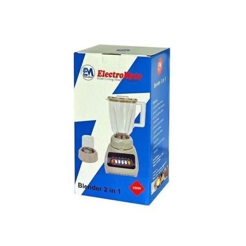 EM Blender 2-in-1 ElectroMate 1.5L Blender Classic Juicer & Grinder with Multifunctional Jug, Bottle, and Garlic Processor ElectroMate BD01/BD02