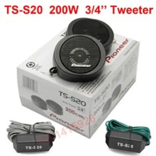 Pioneer TS-S20 Car Audio 200-Watt 3/4-inch Component Tweeter with Crossover, car Audio 3/4-inch Component Tweeter with Crossover