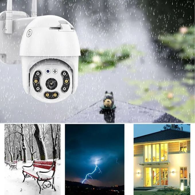 WIRELESS DAY AND NIGHT VISION OUTDOOR SMART WIFI IP CCTV SECURITY CAMERA 360 PTZ