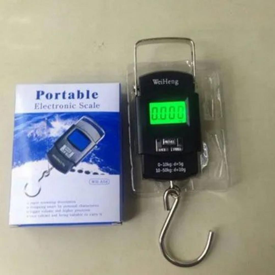 Portable Luggage Scale 50Kg Electronics Digital Suitcase Travel Bag Hanging Weighing Scale