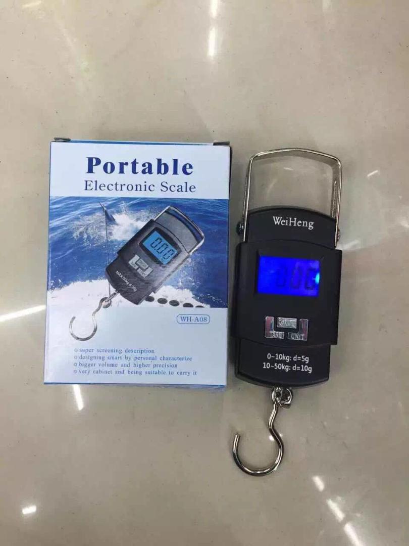 Portable Luggage Scale 50Kg Electronics Digital Suitcase Travel Bag Hanging Weighing Scale