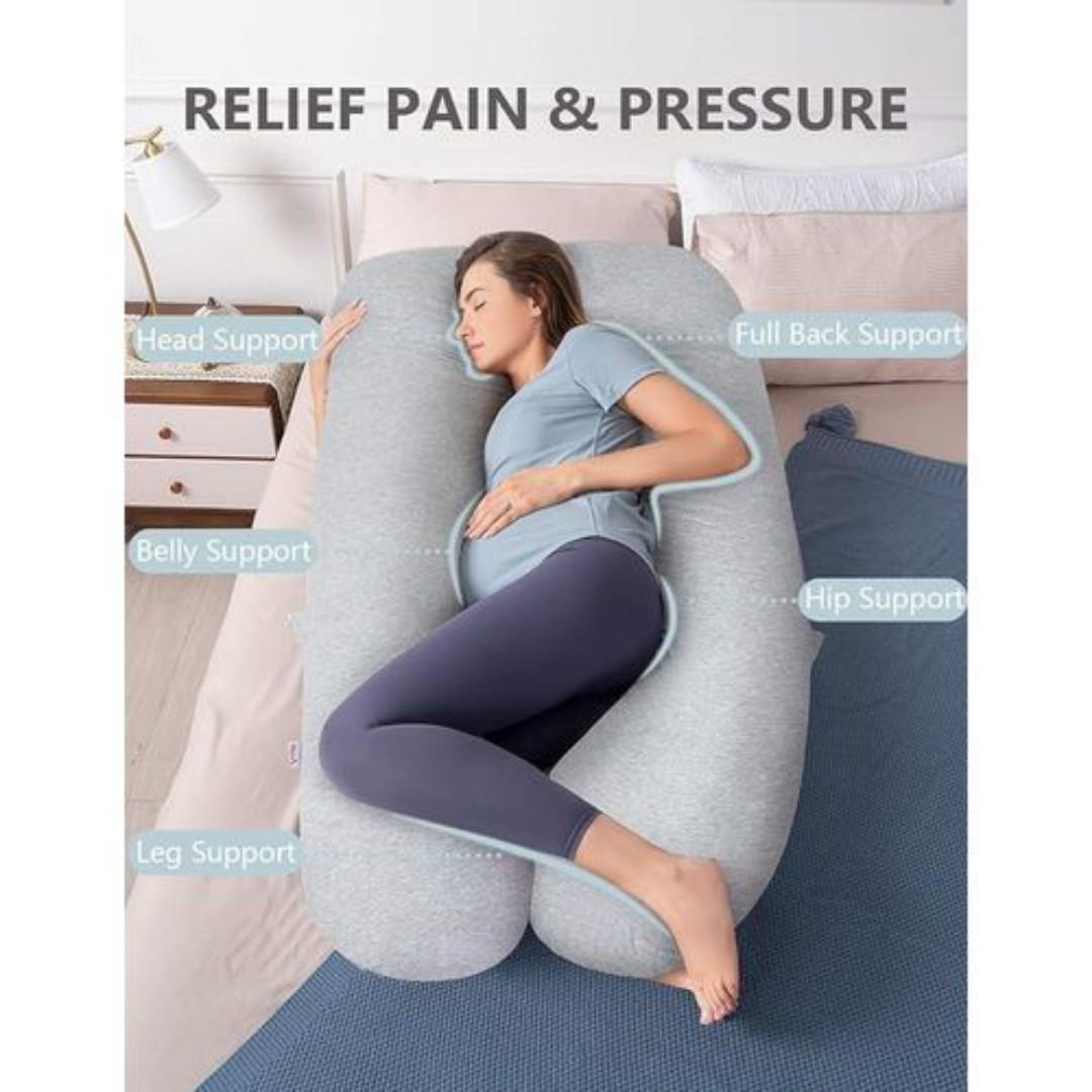 Pregnancy Pillows for Sleeping U-Shape Full Body Pillow and Maternity Support