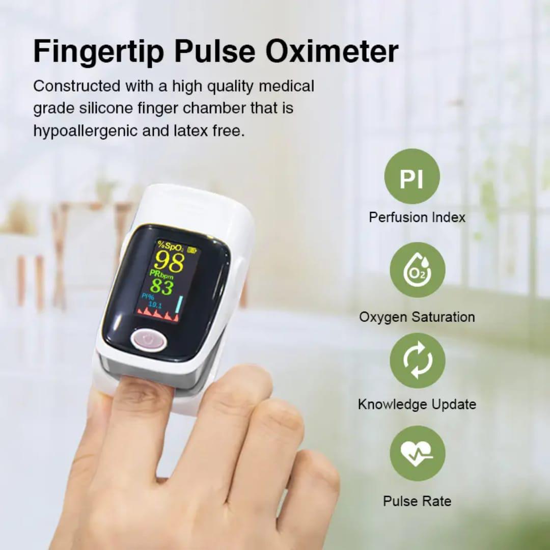 accurate medical pulse oximeter with free batteries