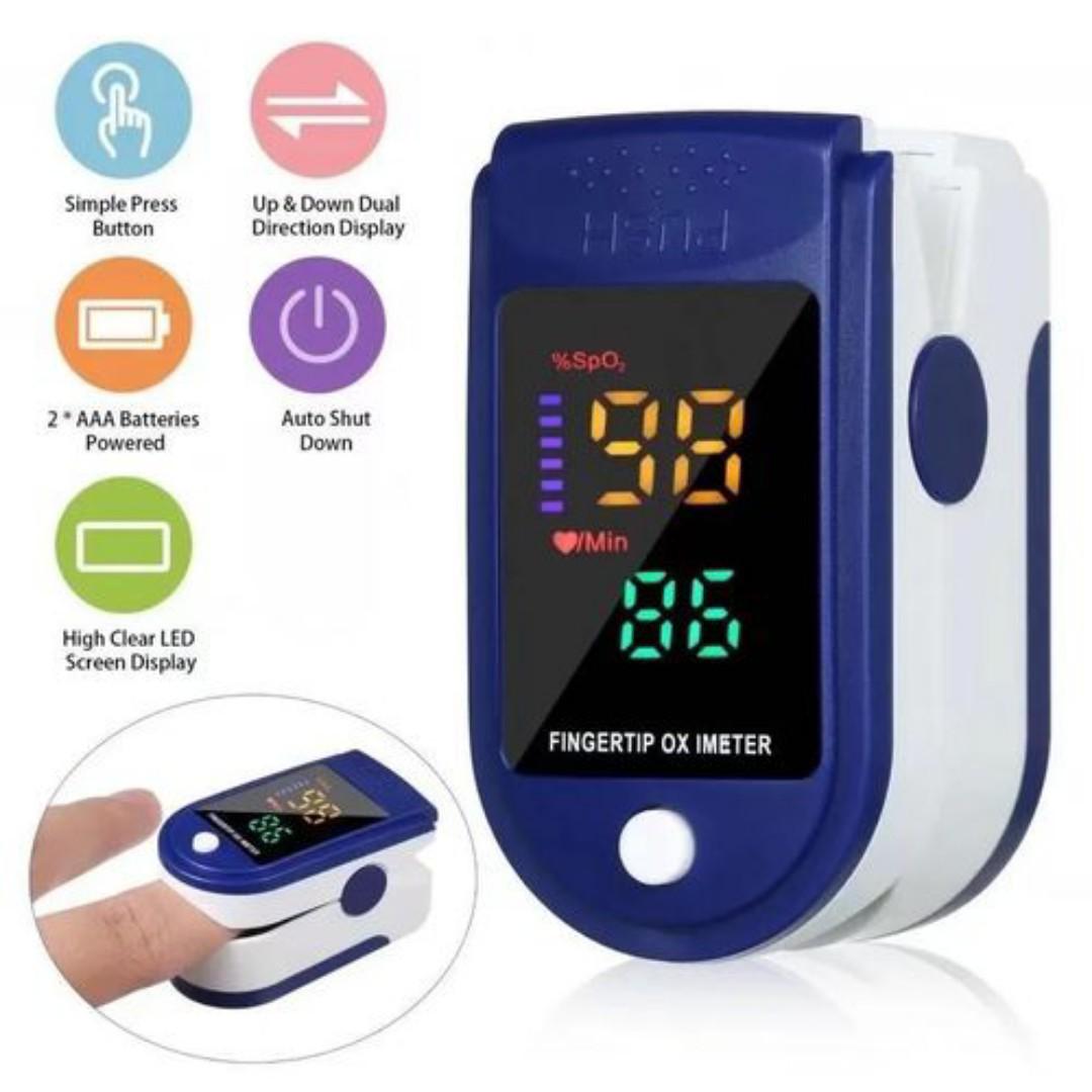 Pulse Oximeter Oxygen & Heart Rate Meter
