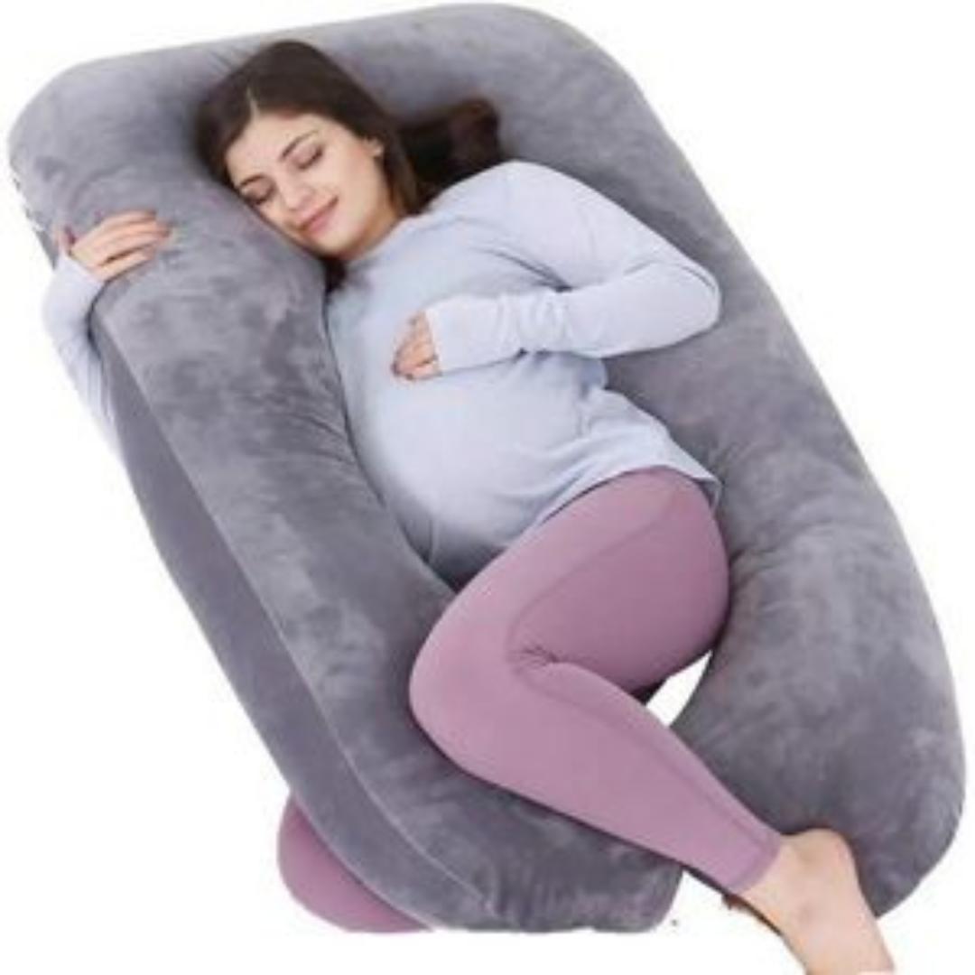 Pregnancy Pillows For Sleeping U-Shape Full Body Pillow And Maternity Support - For Back, HIPS, Legs, Belly For Pregnant Women