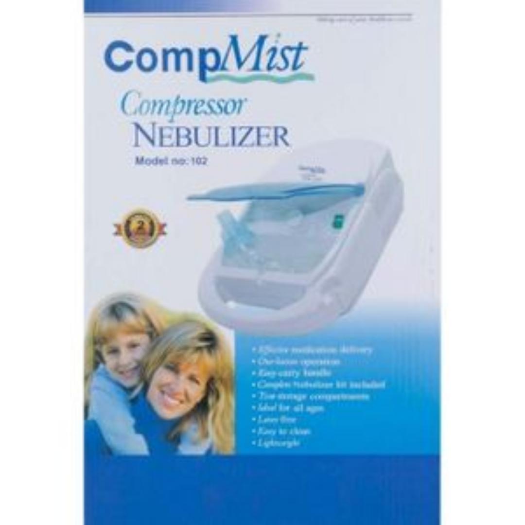 CompMist Compressor Nebulizer Machine Atomizer For Adults Kids Portable Atomization Nebulizer Compressor KiT, Inhaler Mist Inhalator