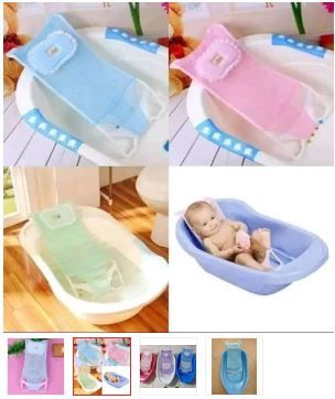 Baby Bath Support Net – Safe, Comfortable & Adjustable for Newborns