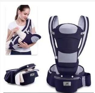 3-in-1 Hip Seat Baby Carrier – Ergonomic with Sliding Pouch, Reinforced Head Support & Adjustable Height – Comfortable for Baby & Parent – Best for 0–36 Months