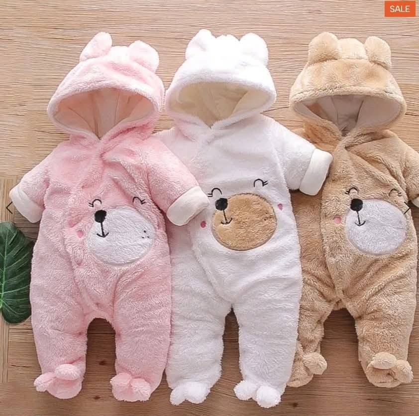 Heavy Baby Rompers – Warm & Cozy Onesies for Newborns and Toddlers – Available in Boys, Girls & Unisex Colors – Full-Body Winter Jumpsuits