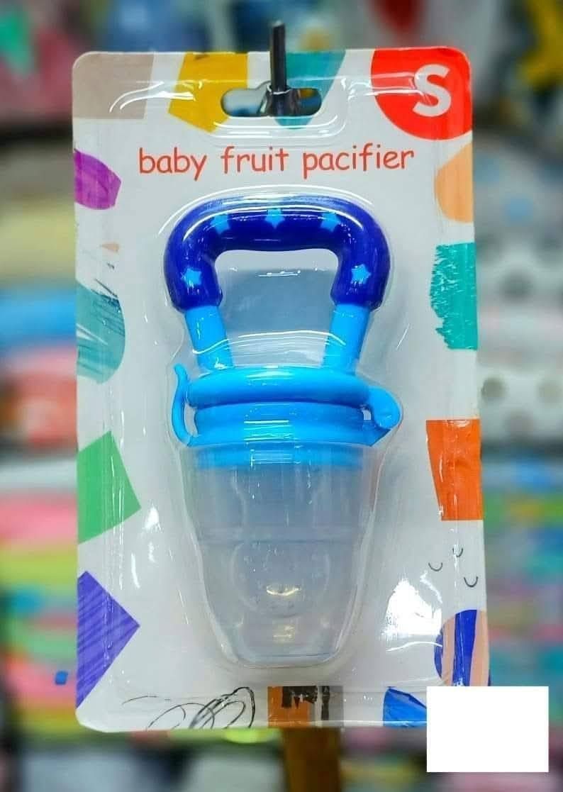 Fruit & Vegetable Baby Pacifier Feeder – Safe Self-Feeding Silicone Teether for Infants – Prevents Choking, Encourages Healthy Weaning