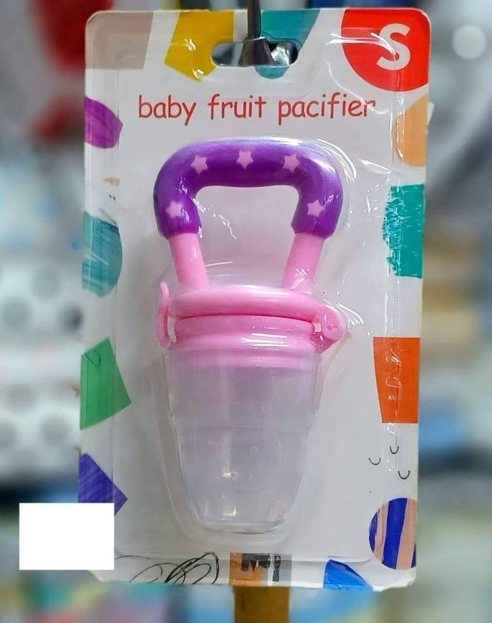 Fruit & Vegetable Baby Pacifier Feeder – Safe Self-Feeding Silicone Teether for Infants – Prevents Choking, Encourages Healthy Weaning