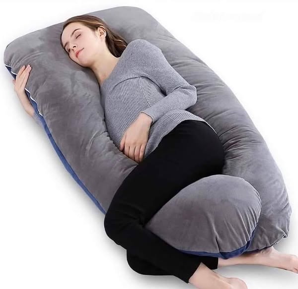 C & U Shaped Maternity Pillows for Pregnant Women – Full Body Support for Back, Belly, and Legs | Sleep Comfortably During Pregnancy (2nd Trimester & Beyond)