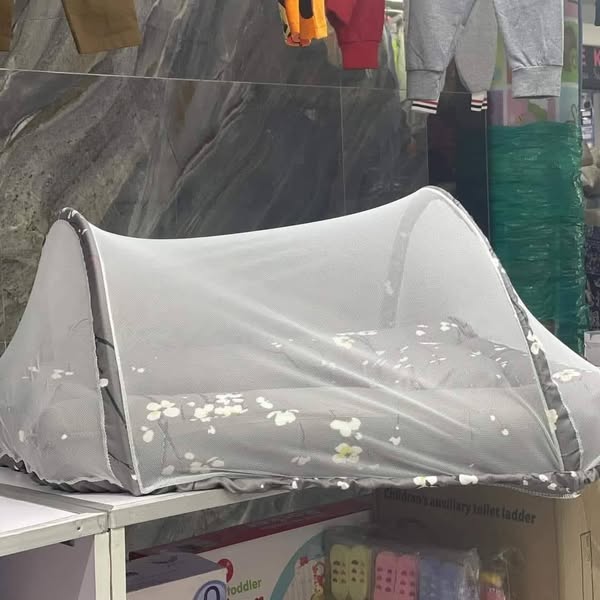 Portable Baby Cosleeper with Removable Mosquito Net – Foldable Baby Bed for Travel & Home Use | Safe, Breathable & Comfortable Sleep Solution