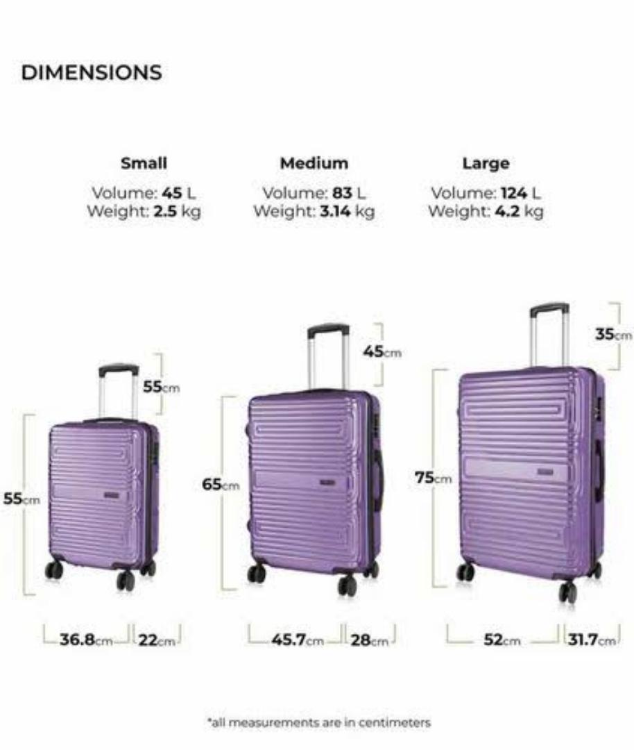 3 in 1 Executive Luxurious Fibre Travel Suitcase