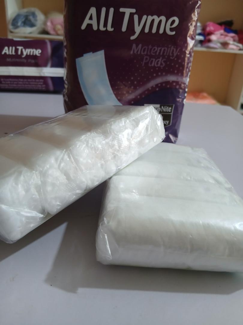 . All Tyme Maternity Pads 10pcs + After Birth Pants 10pcs – Soft & Leak Proof