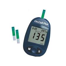 On Call Plus Glucometer Original + Free 50 Strips And 100 Lancets