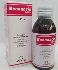 Becoactin Weight Gain Syrup Appetite Stimulant With Vitamin B Complex Increase appetite and promote weight gain. It also helps to regularize the metabolic activity of the body.