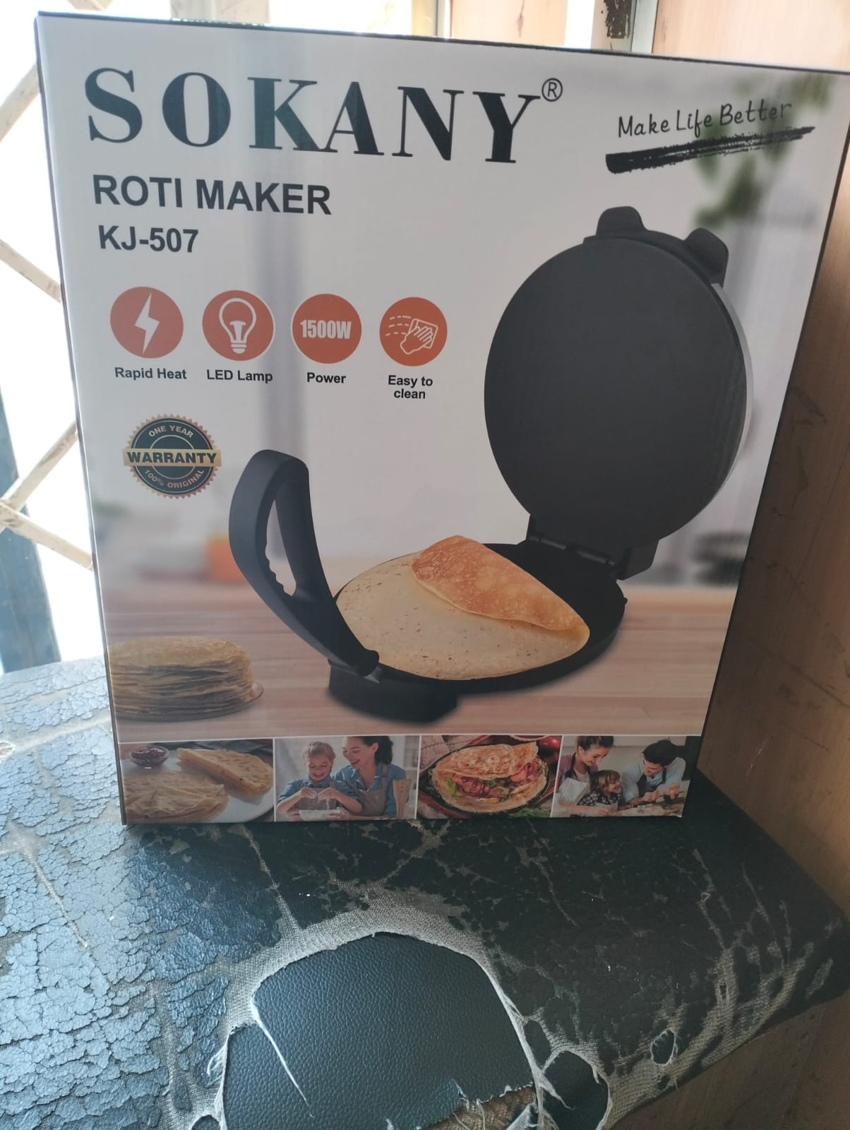 Sachi Roti Maker Best price for 10 inches Sokany Electric chapati maker quality roti ...