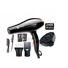 Nunix HD-77C Commercial blow dry hair dryer with accessories - 2400W