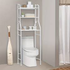 Jaza Keja 3 Layer Over The Toilet Rack Organizer With Guardrail Bathroom Organizer Free Standing Space Saver Stands Rack For Toilet Bathroom Accessories