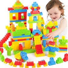130-Piece Large Toddler Building Blocks Set - and Pop It Cute Pink Cat Fidget Toys Girls Antistress Popit Squeeze Toy Children Cartoon Anti Stress Push Bubble Fidget Women Bag