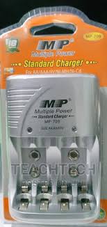 Multiple Power STD Charger 4 Slots For AA AAA Rechargeable Battery