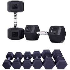 OFFER 5kg [2.5kg by 2.5] 10kg [5kg by 5 kg] 20kg [10kg by 10kg]30kg [15kg by 15kg]Dumbbells - Hexagonal Dumbell Body Building Gym/ Home Work Out Weights ( A Pair)