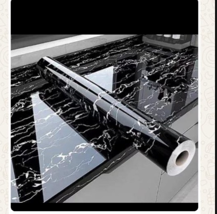 Self Adhesive Marble Paper/Drawer Liner/Wall Paper, Made of PVC material, self-adhesive (No extra needed), high quality and realistic marble effects.