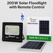 🦋Dp design Solar flood light 100w, 200w, 300W plus solar panel🤩:300W Voltage rated: 6V Lighting range: 30m Lighting angle:120° Lighting hours:30000h Highly water proof to prevent