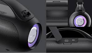 HAVIT SK821BT Bluetooth Speaker Strong Bass Wireleless Multicolour Gradient Speaker