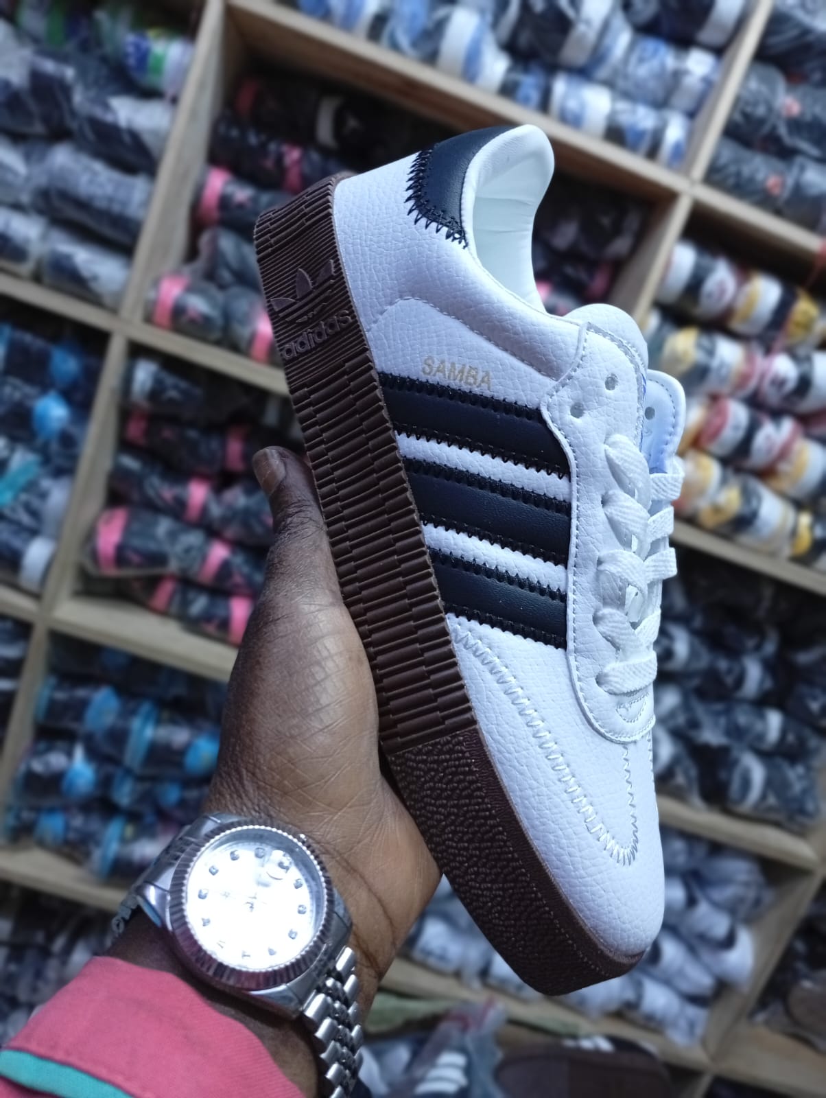 ⚡SAMBA DOUBLE SOLE ⚡SAMBA high quality ORIGINA/LATEST/ NEW ARRIVAL ⚡UNISEX official all wearing men/women/ladies classic fashioned breatherble 🔥samba sneakers❤️‍🔥