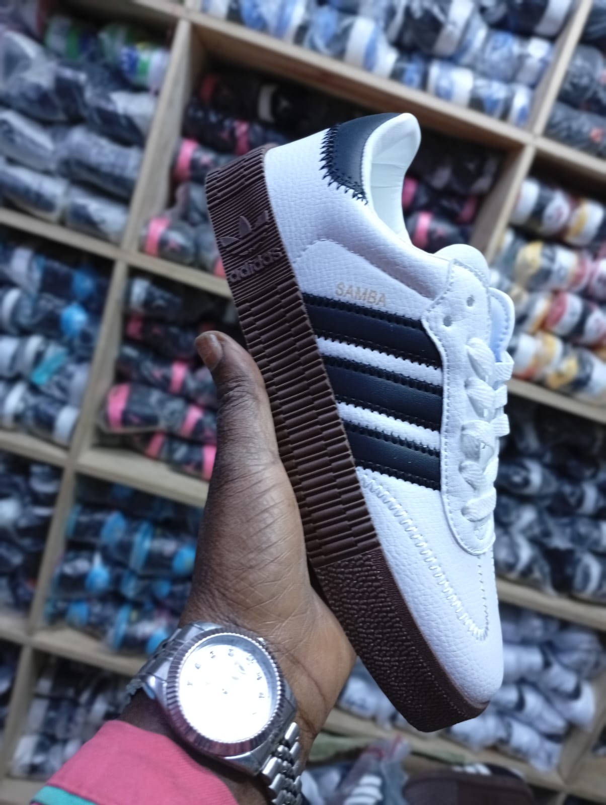 ⚡SAMBA DOUBLE SOLE ⚡SAMBA high quality ORIGINA/LATEST/ NEW ARRIVAL ⚡UNISEX official all wearing men/women/ladies classic fashioned breatherble 🔥samba sneakers❤️‍🔥