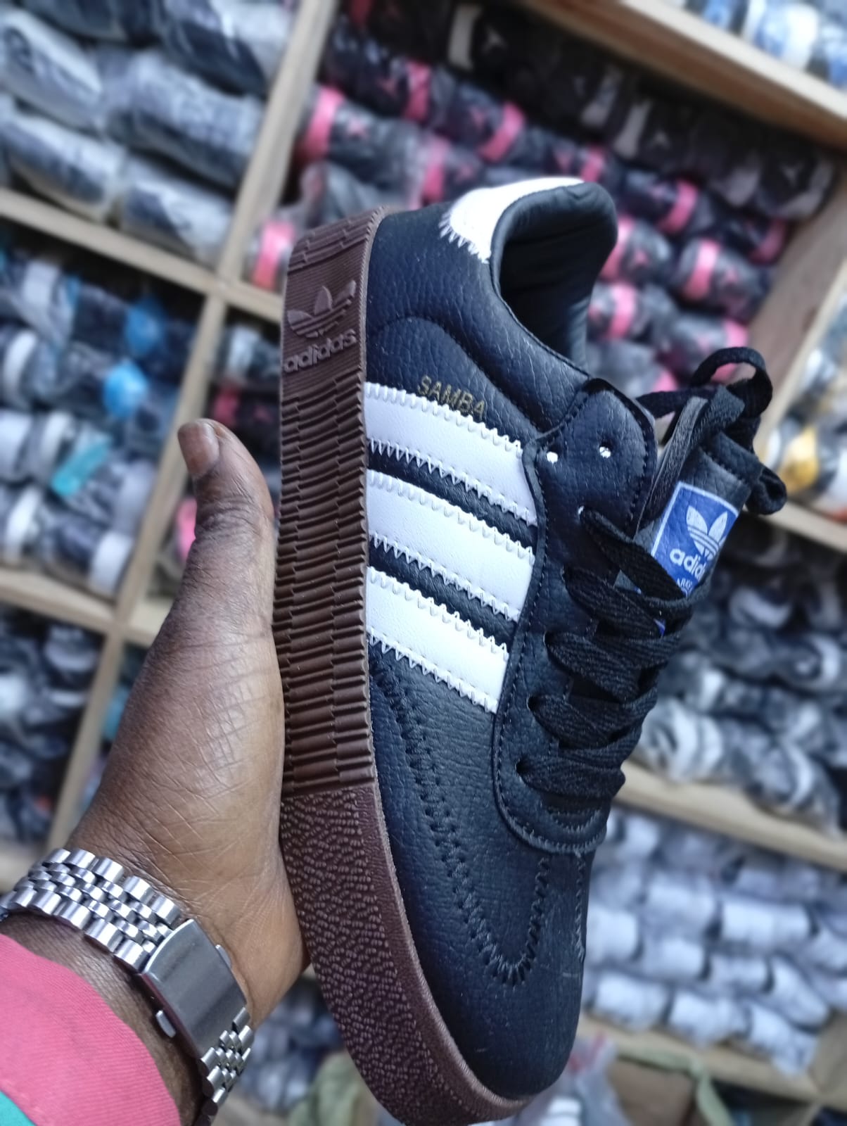 ⚡SAMBA DOUBLE SOLE ⚡SAMBA high quality ORIGINA/LATEST/ NEW ARRIVAL ⚡UNISEX official all wearing men/women/ladies classic fashioned breatherble 🔥samba sneakers❤️‍🔥