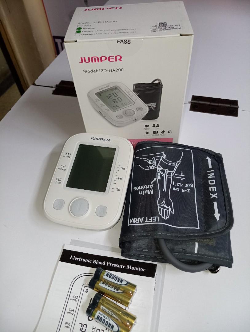 Jumper electronic blood pressure monitor