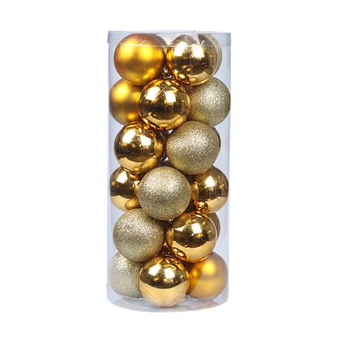 24Pcs 3cm Plastic Christmas Tree Balls Baubles Home