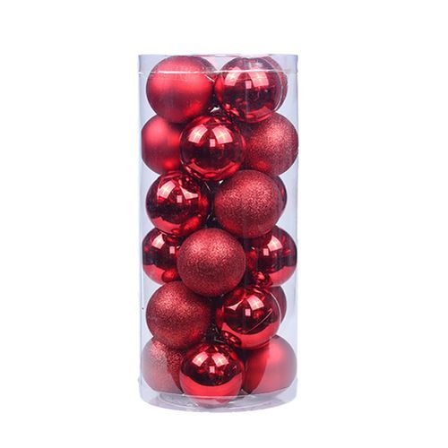 24Pcs 3cm Plastic Christmas Tree Balls Baubles Home