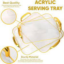 3 In 1 Luxury Acrylic Serving Tray