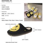 Unisex Kids Smile Face Slippers Slip-on Cozy Indoor Anti-skid House Shoes Fashion Choice Fashion Generic Indoors Comfortable Fluffy Slippers
