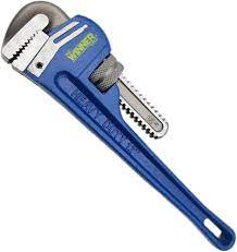 Heavy Duty Adjustable Pipe Wrench Spanner Pipe Wrench with Induction Hardened Teeth and Dip Painted Handle 300mm Ideal for Construction Heavy-Duty Applications for Industrial & Professional Use